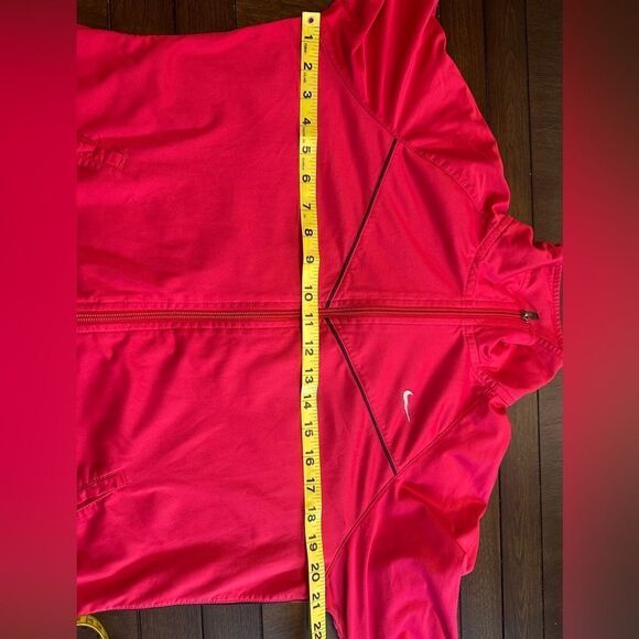 Nike Red Youth Girls XL (16-18) The Athletic Dept Full ZIP Red Track Jacket - Picture 6 of 7